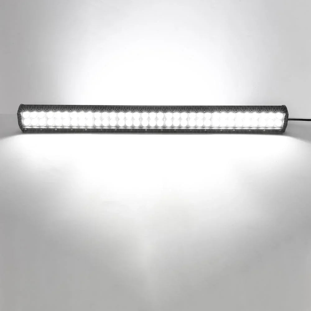 Auxbeam 32 inch Classic-SM Series Dual Row LED Light Bar 6000K White Combo