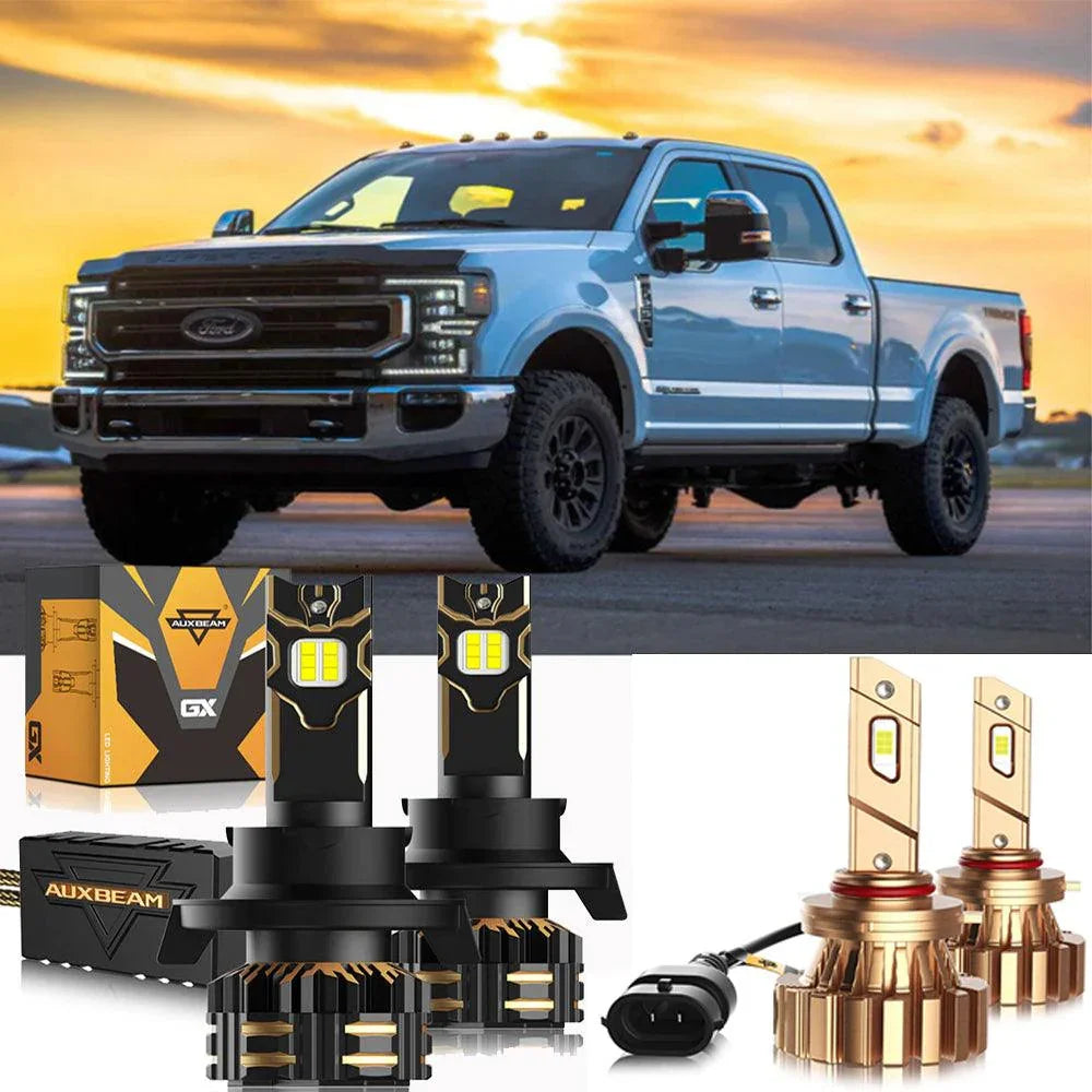 Auxbeam LED Headlight Bulbs for 2001-2004 Ford F-250 Super Duty 9007