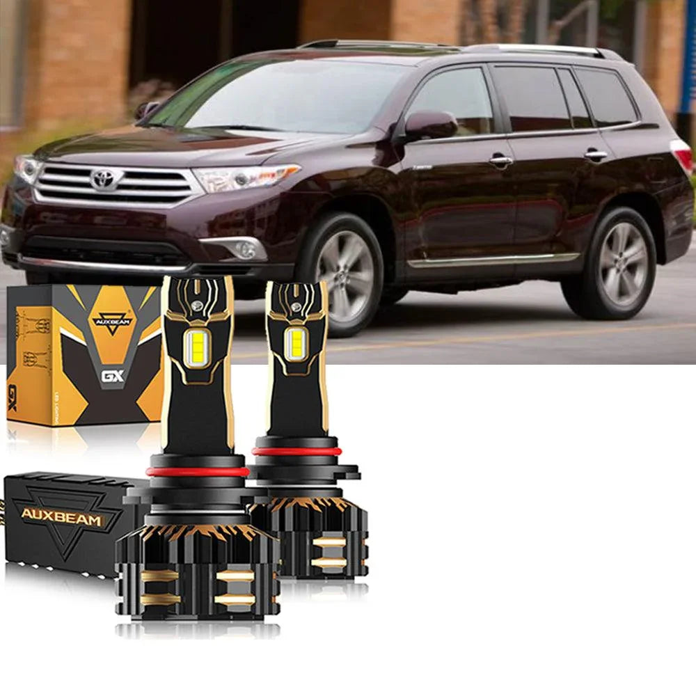 Auxbeam LED Headlight Bulbs Bundle for 2011-2013 Toyota Highlander 9005 H11