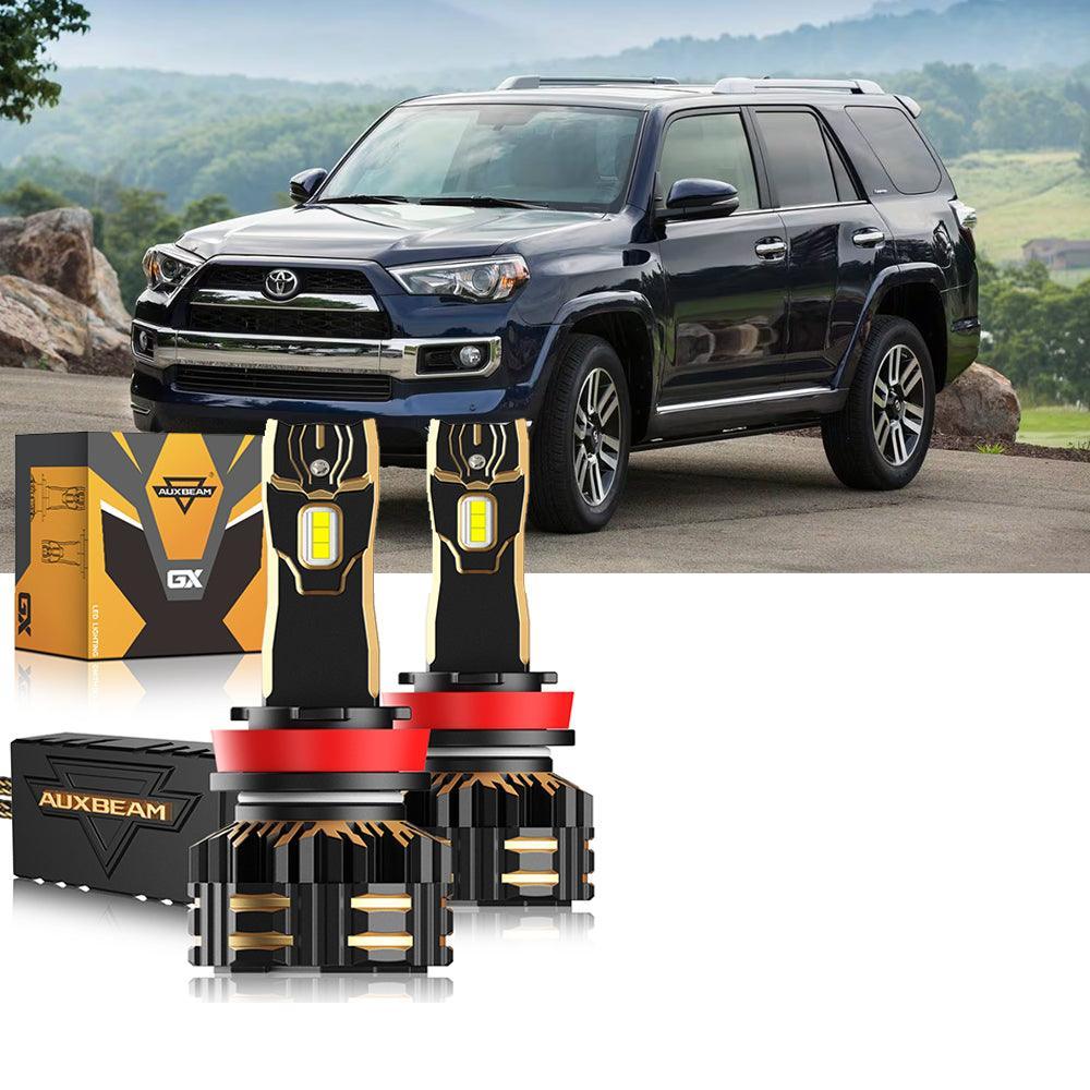 Auxbeam LED Headlight Bulbs Bundle for 2010-2020 Toyota 4Runner 9005 H11