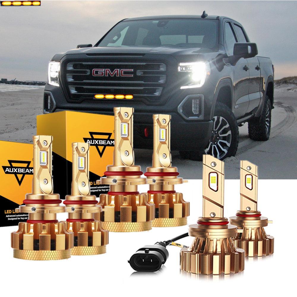Auxbeam F-16 Plus Series LED High/Low Beam Bulb for 2003-2006 GMC Sierra 1500