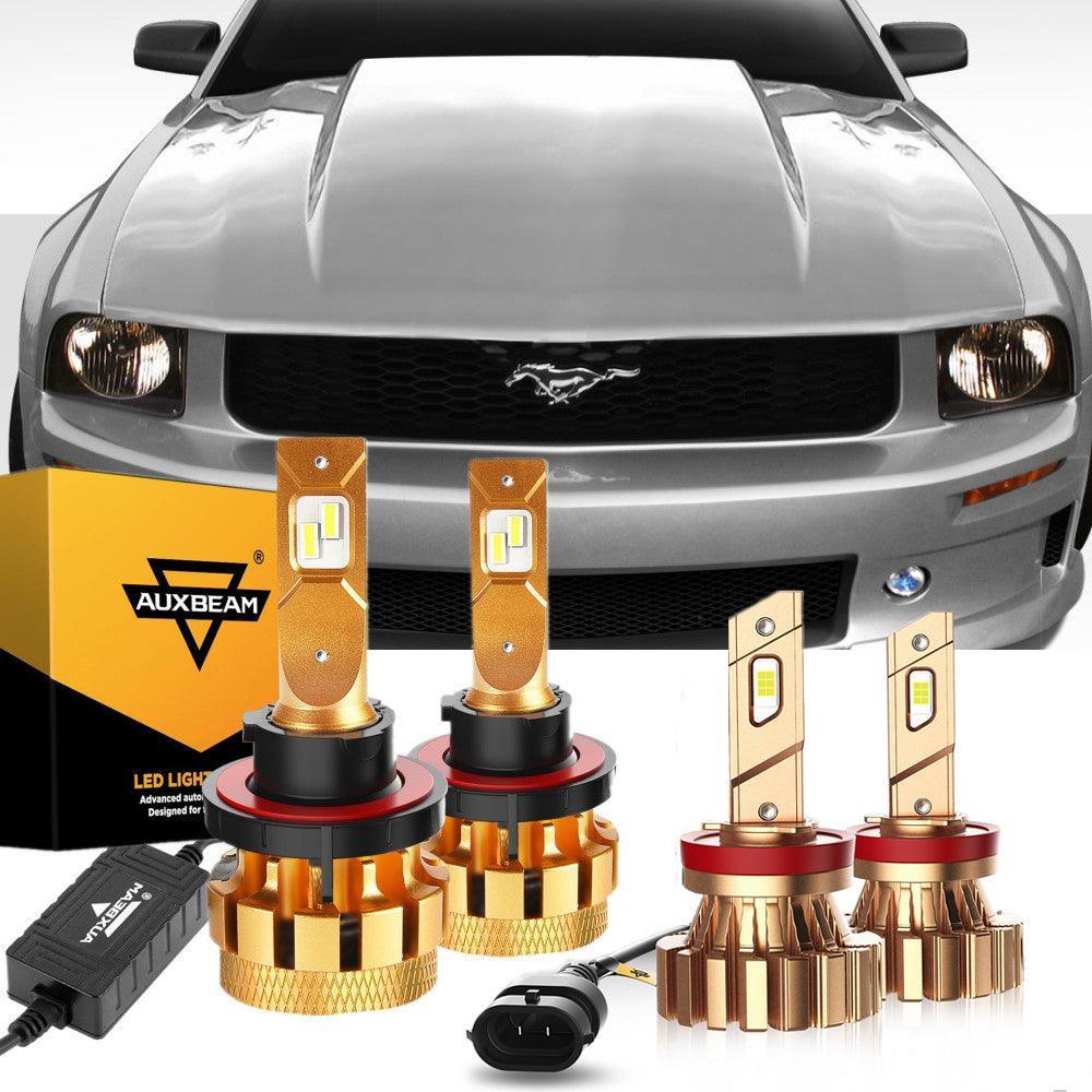 Auxbeam F-16 Plus Series LED High/Low Beam Bulb for 2005-2006 Ford Mustang