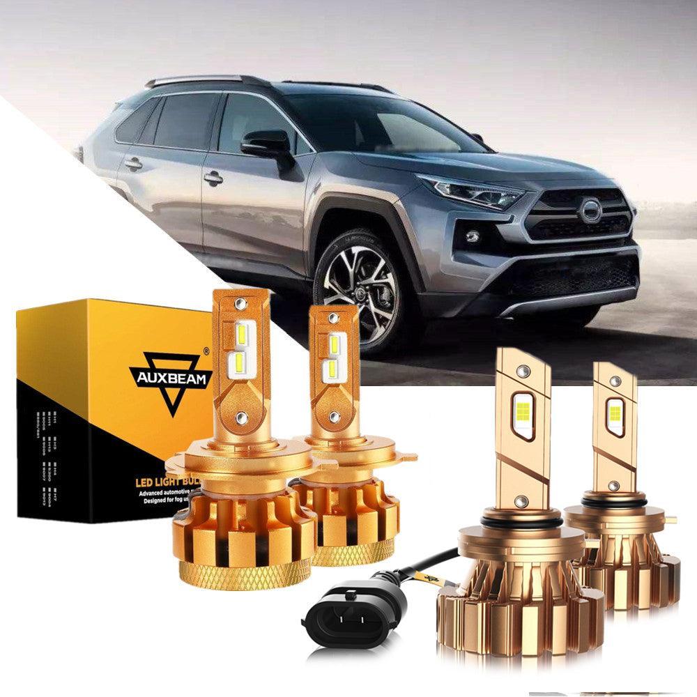 Auxbeam F-16 Plus Series LED High/Low Beam Bulb Bundle for 2001-2003 Toyota RAV4