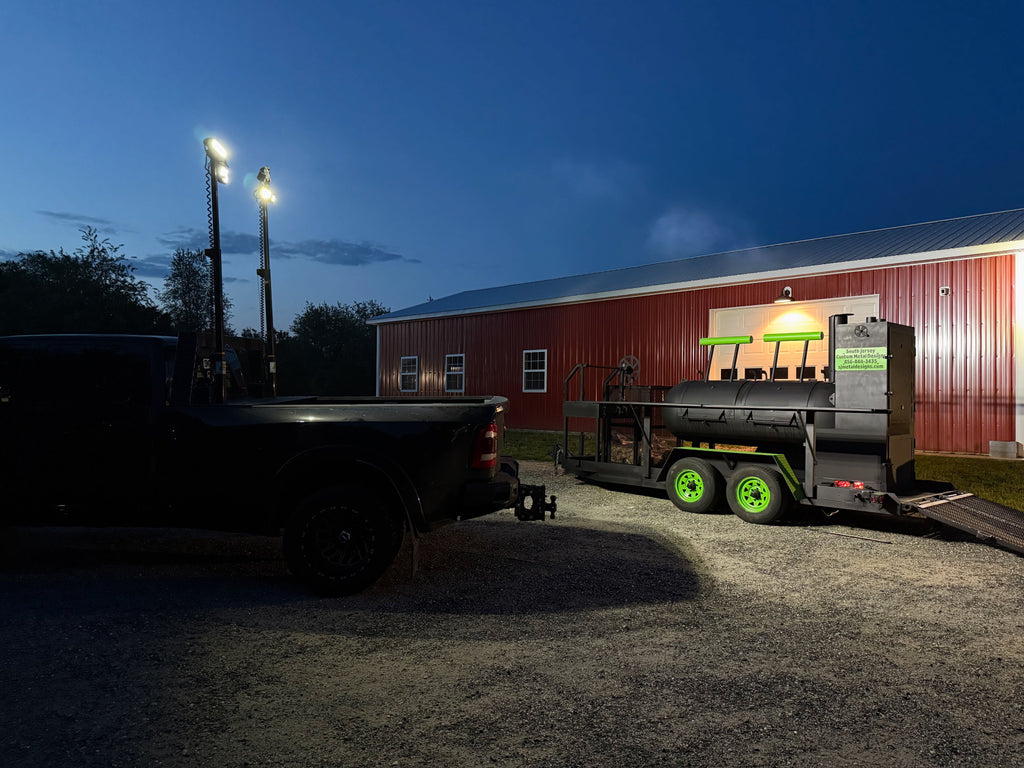 Truck Bed Mounted LED Light Towers 