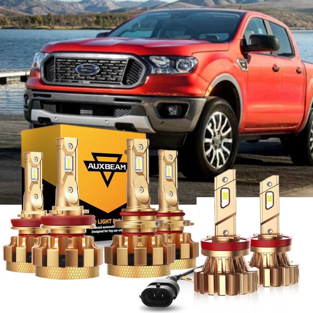 Auxbeam F-16 Plus Series LED High/Low Beam Bulb Bundle for 2019 2020 FORD RANGER