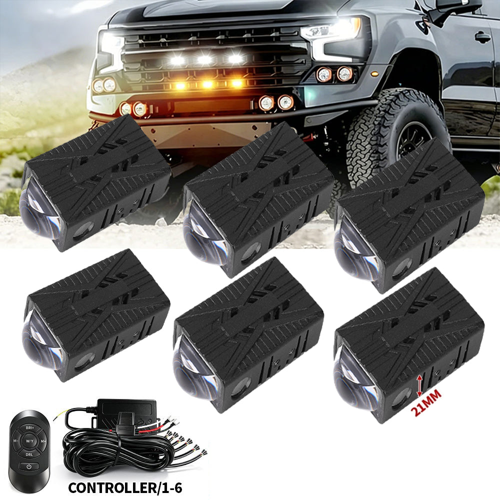 Auxbeam Multi-Mode Smart Control Module LED Grille Light Kit 21mm 1-to-4/6