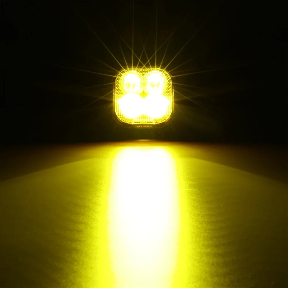 Color Play Series 3 Inch 116W RGB LED Pod Lights Combo Off Road Lights With 8 Backlight Options