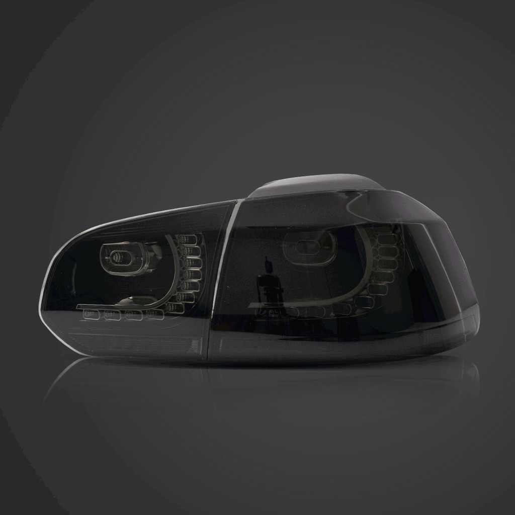 Vland LED Tail Light Assembly for 2009-2014 VW Golf 6th Gen Mk6 Hatchback