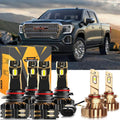 Auxbeam LED Headlight Bulbs Bundle for 2007 GMC Sierra 1500 Classic 9005