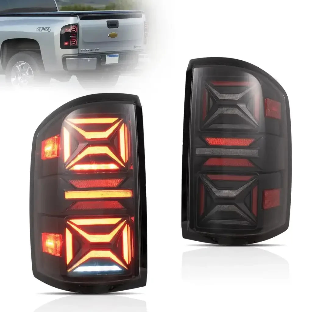 Vland LED Tail Light for 2007-2013 Chevrolet Silverado 1500 2500HD 3500HD