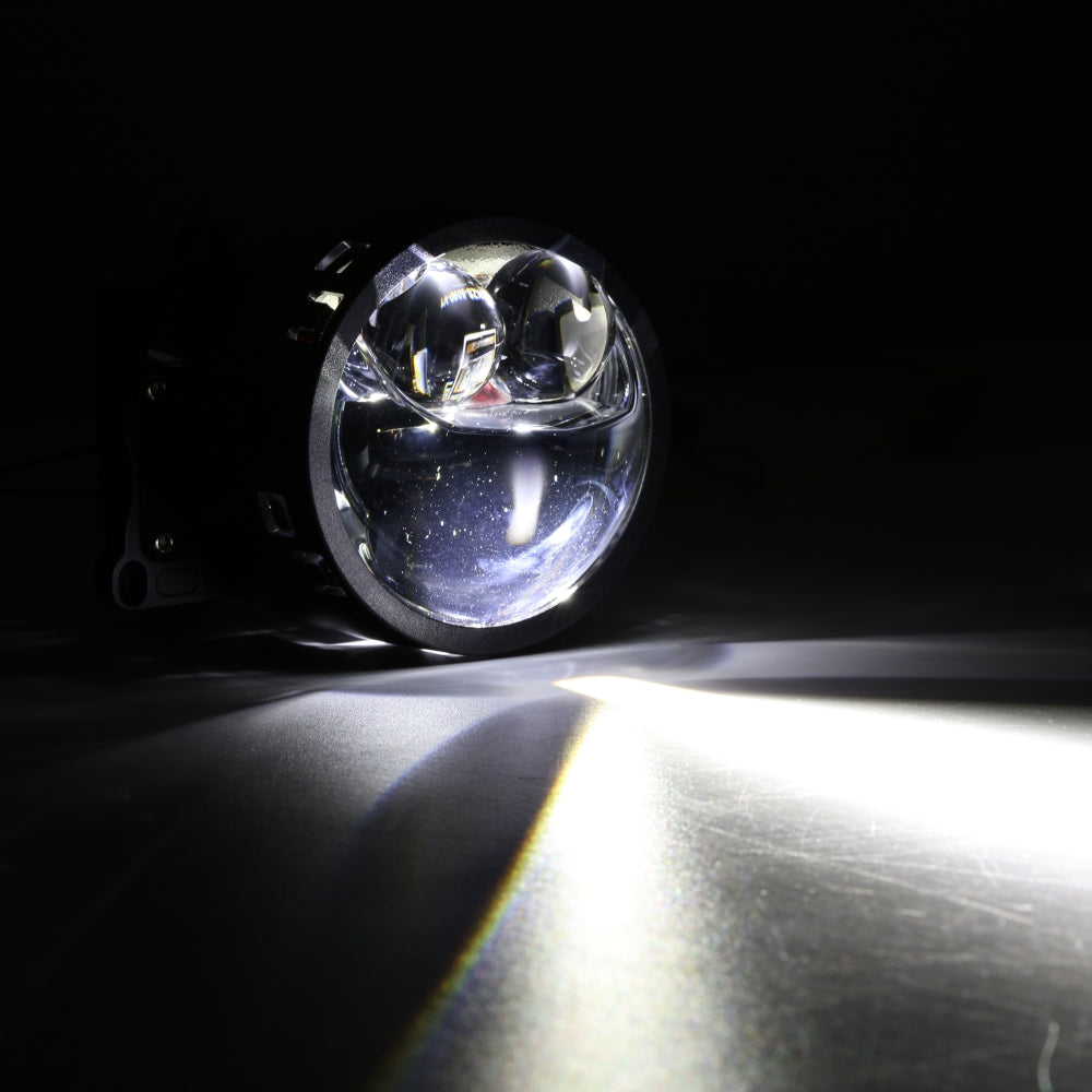 Auxbeam 3 Inch 160W 6000K Bi-LED Projector Headlight Dual Laser Beam S8 Series