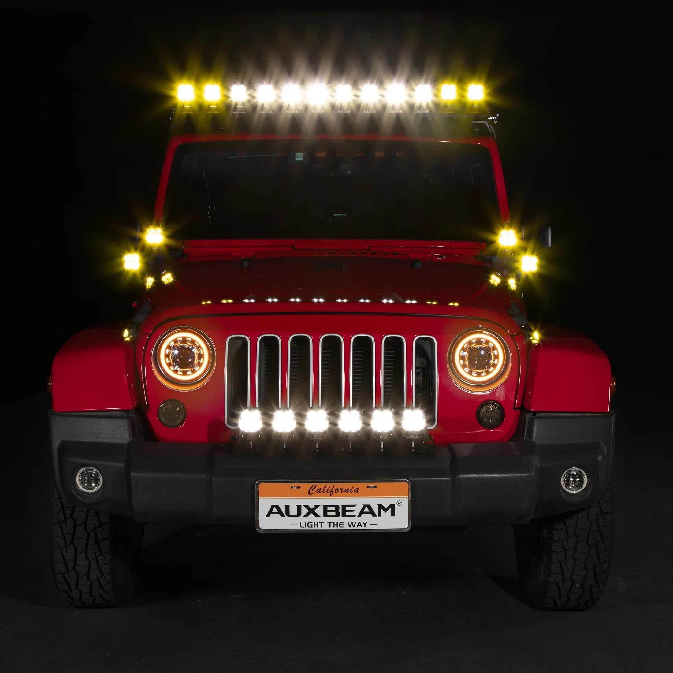 Color Play Series 3 Inch 116W RGB LED Pod Lights Flood Off Road Lights With 8 Backlight Options
