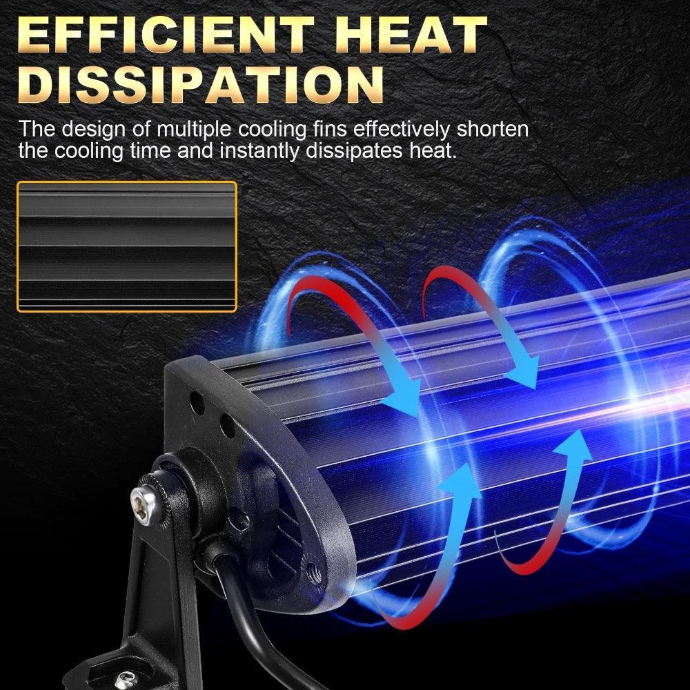 Auxbeam 42 Inch 5D Series Curved LED Light Bar for Ford Bronco 2/4 Door 2021