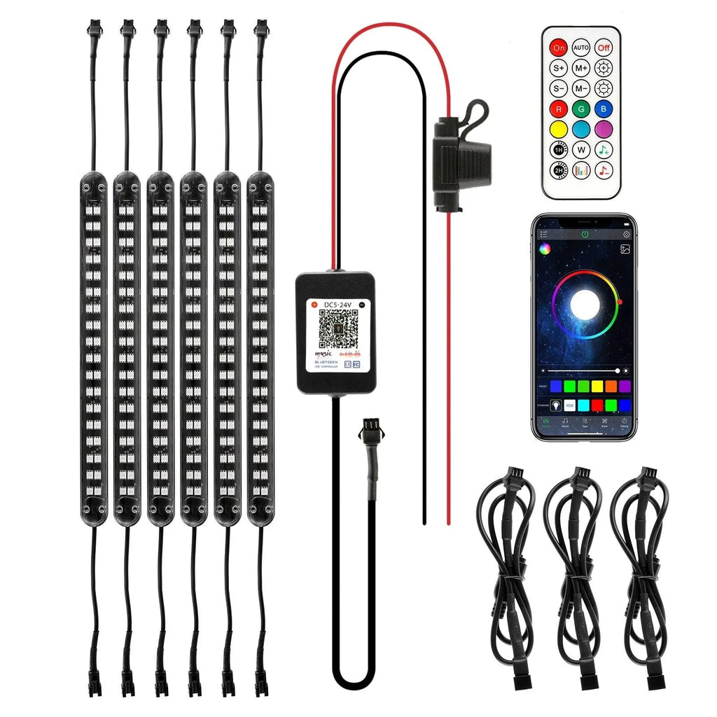 Auxbeam Magic Dream Color RGB Underglow Lights LED Strip Lights Kit