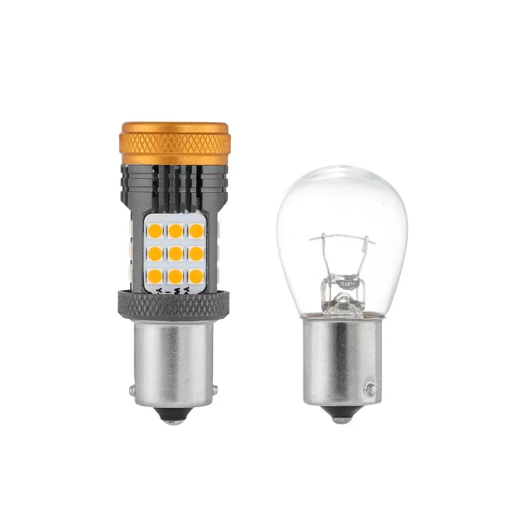 Auxbeam 1156 BA15S LED Turn Signal Light Rear/Front