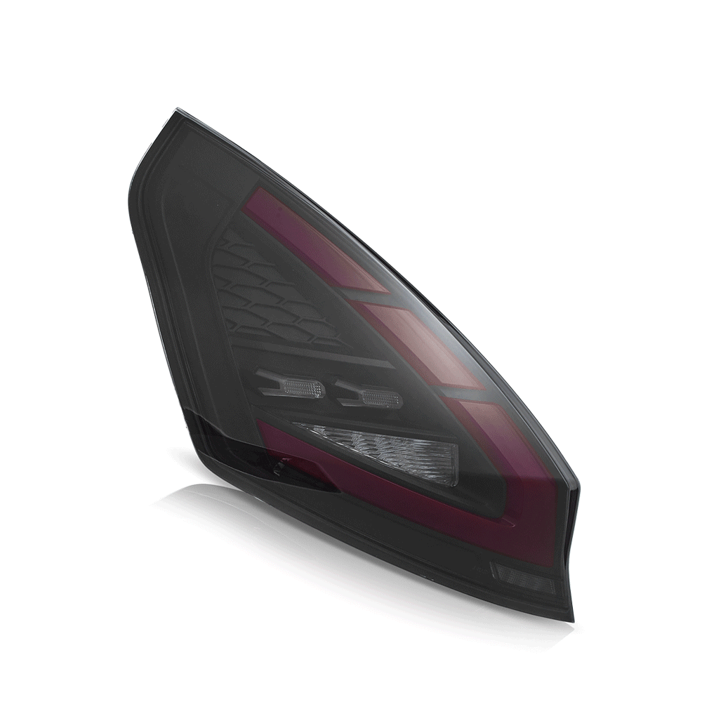 Vland LED Tail Light Assembly for 2009-2017 Ford Fiesta Hatchback
