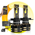 Auxbeam H4 LED Headlight Bulbs 110W GX Bi-Color Smart Series
