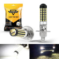 Auxbeam H1 LED Fog Light/DRL Bulbs 6W 2000ML 6500K White - 2 Bulbs