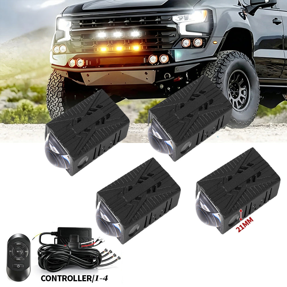 Auxbeam Multi-Mode Smart Control Module LED Grille Light Kit 21mm 1-to-4/6