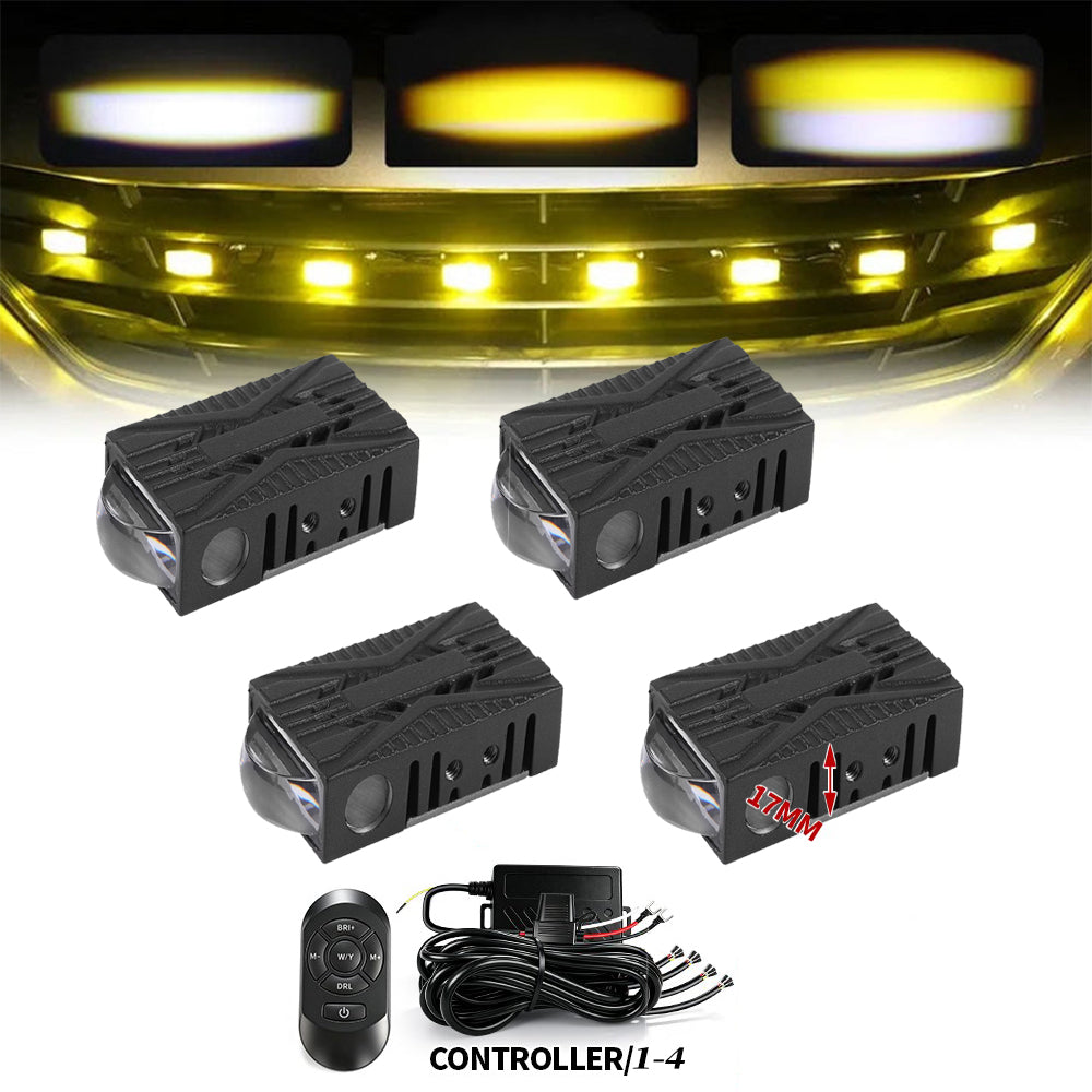 Auxbeam Multi-Mode Smart Control Module LED Grille Light Kit 17mm 1-to-4/6