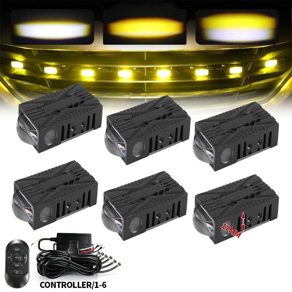 Auxbeam Multi-Mode Smart Control Module LED Grille Light Kit 17mm 1-to-4/6