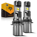 Auxbeam 9004/HB1 LED Headlight Bulbs Q50 Series Dual Turbo Fans 130W 2 Bulbs
