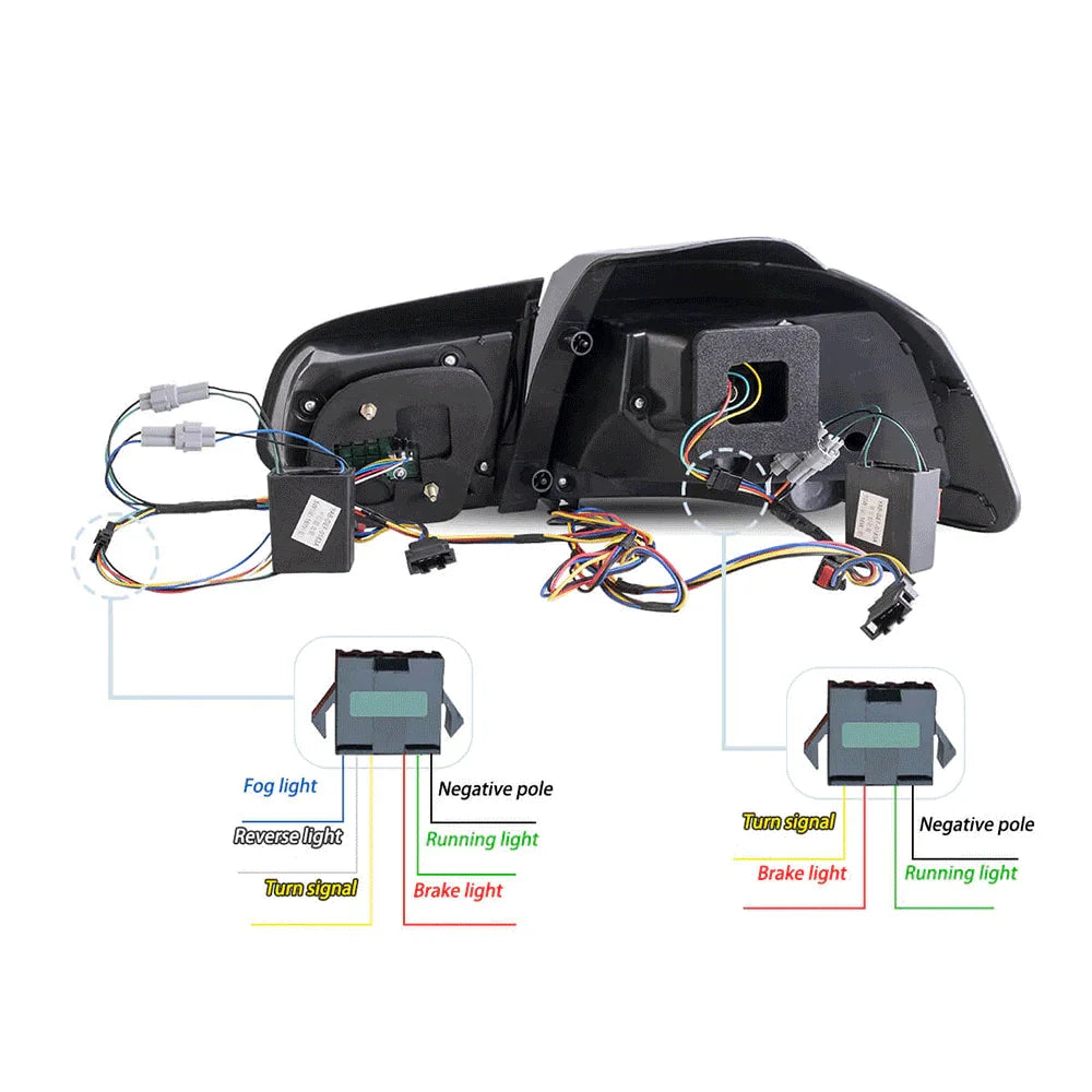 Vland OLED Tail Light Assembly With Dynamic Welcome Lighting
