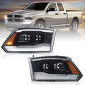 Vland Full LED Headlight Assembly for 2009-2018 Dodge Ram 1500 2500 3500