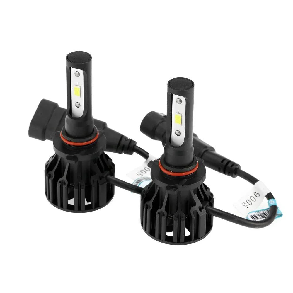 Auxbeam T5 Series Fan Cooling 50W LED Light Bulbs High Low Beam Conversion Kit