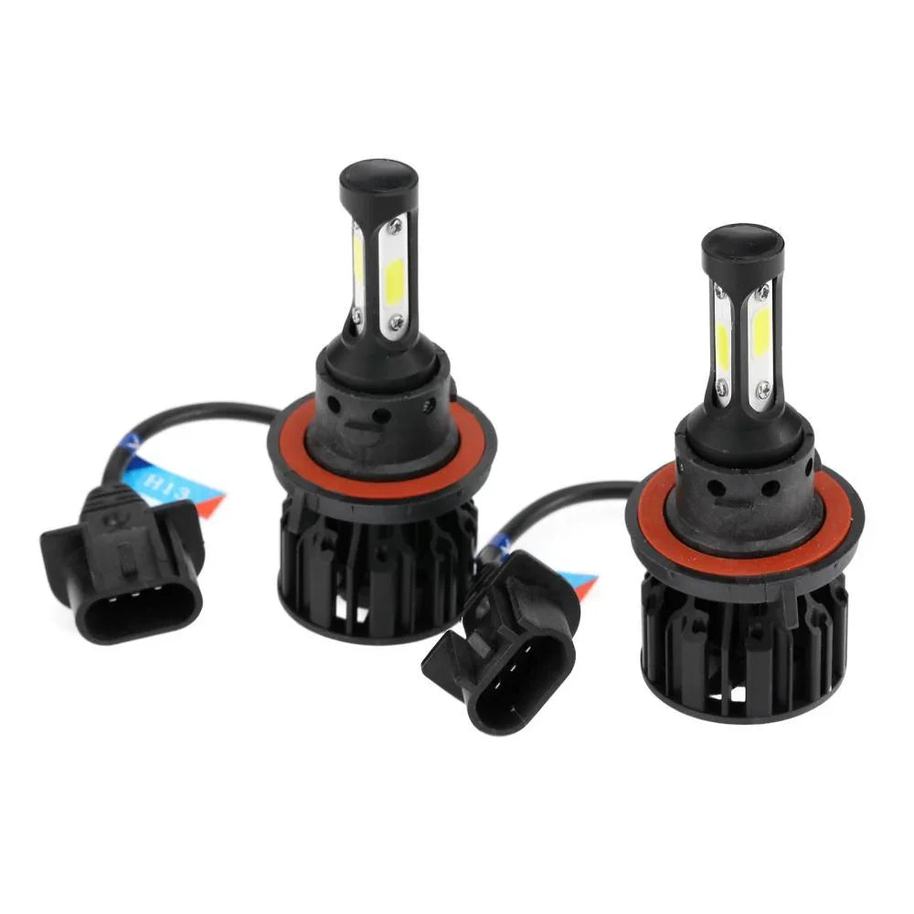 Auxbeam T5 Series Fan Cooling 50W LED Light Bulbs High Low Beam Conversion Kit