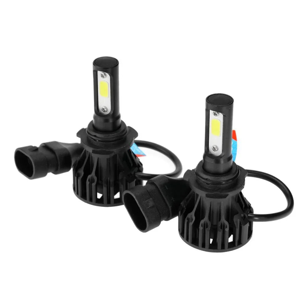 Auxbeam T5 Series Fan Cooling 50W LED Light Bulbs High Low Beam Conversion Kit