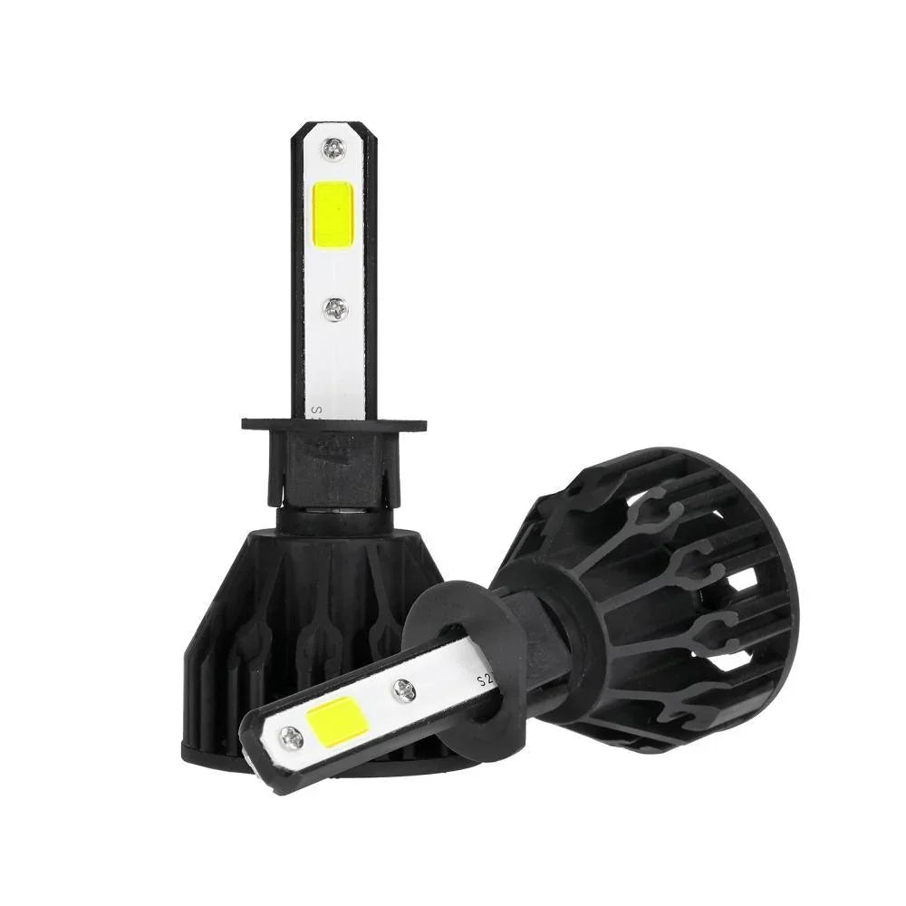 Auxbeam T5 Series Fan Cooling 50W LED Light Bulbs High Low Beam Conversion Kit
