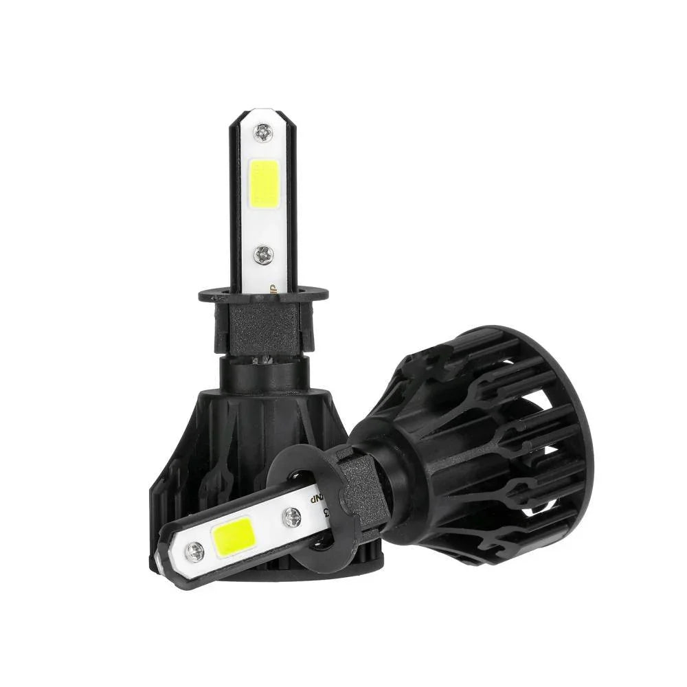 Auxbeam T5 Series Fan Cooling 50W LED Light Bulbs High Low Beam Conversion Kit