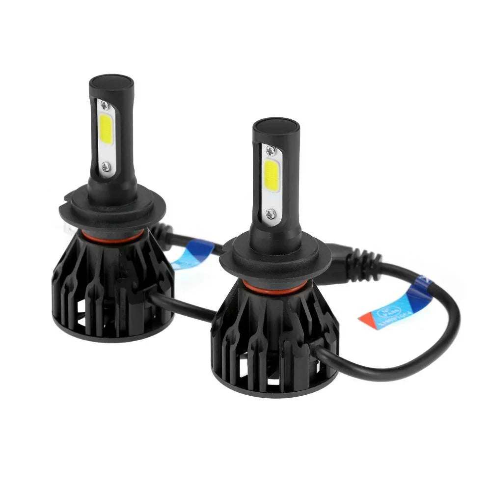 Auxbeam T5 Series Fan Cooling 50W LED Light Bulbs High Low Beam Conversion Kit