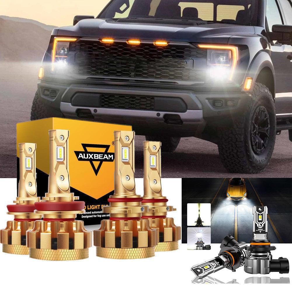 Auxbeam F-16 Plus Series 9005+H11 LED High/Low Beam Bulb for 2015-2020 FORD F150