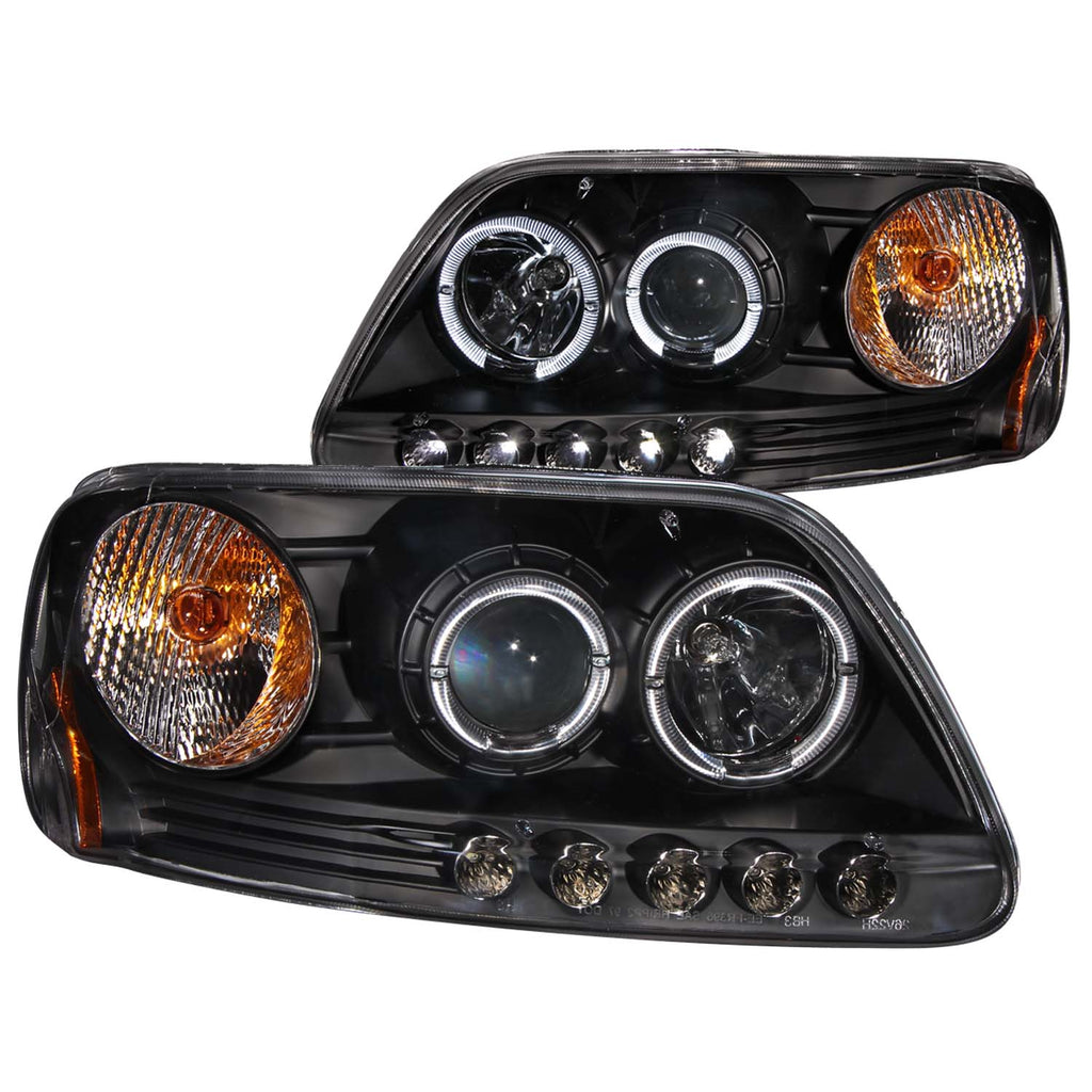 1997-2002 Ford Expedition / 1997-2003 Ford F-150 / 2004 Ford F-150 Projector Headlight Set W/Halo