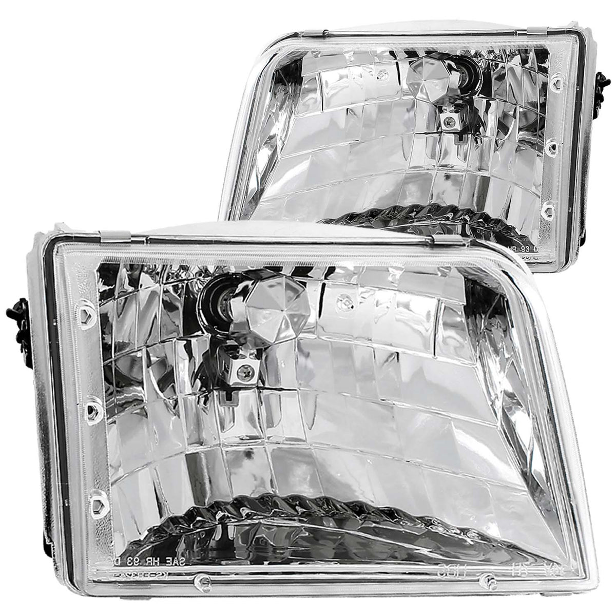 1993-1997 Ford Ranger Crystal Headlight Set