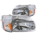 1995-2001 Ford Explorer Crystal Headlight Set