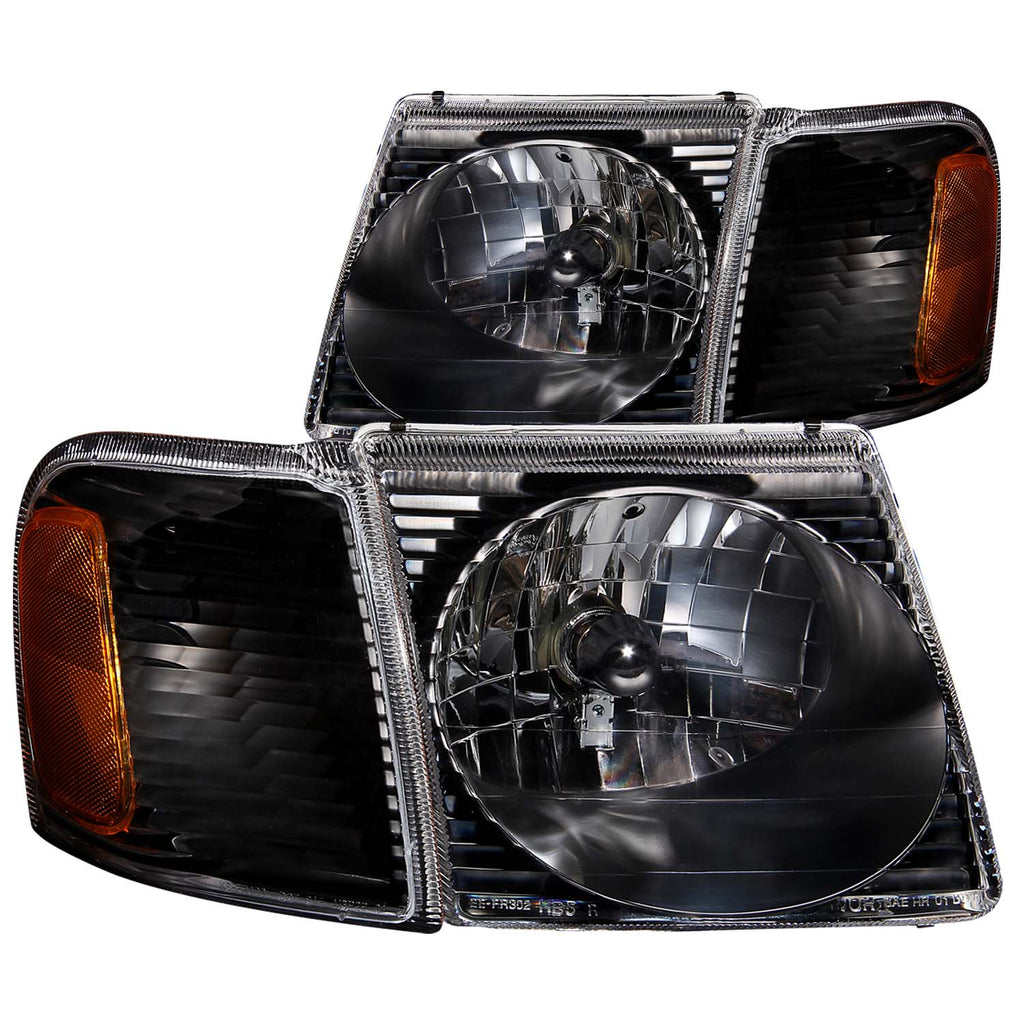 2001-2005 Ford Explorer Sport Trac Crystal Headlight Set