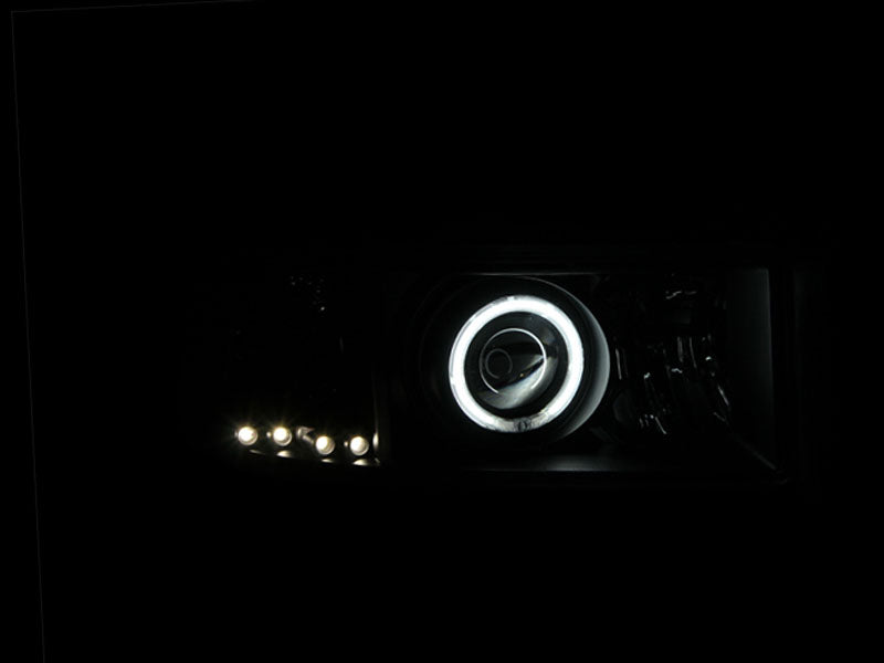 1997-2001 Dodge Ram / 1994-2002 Dodge Ram Projector Headlight Set W/Halo