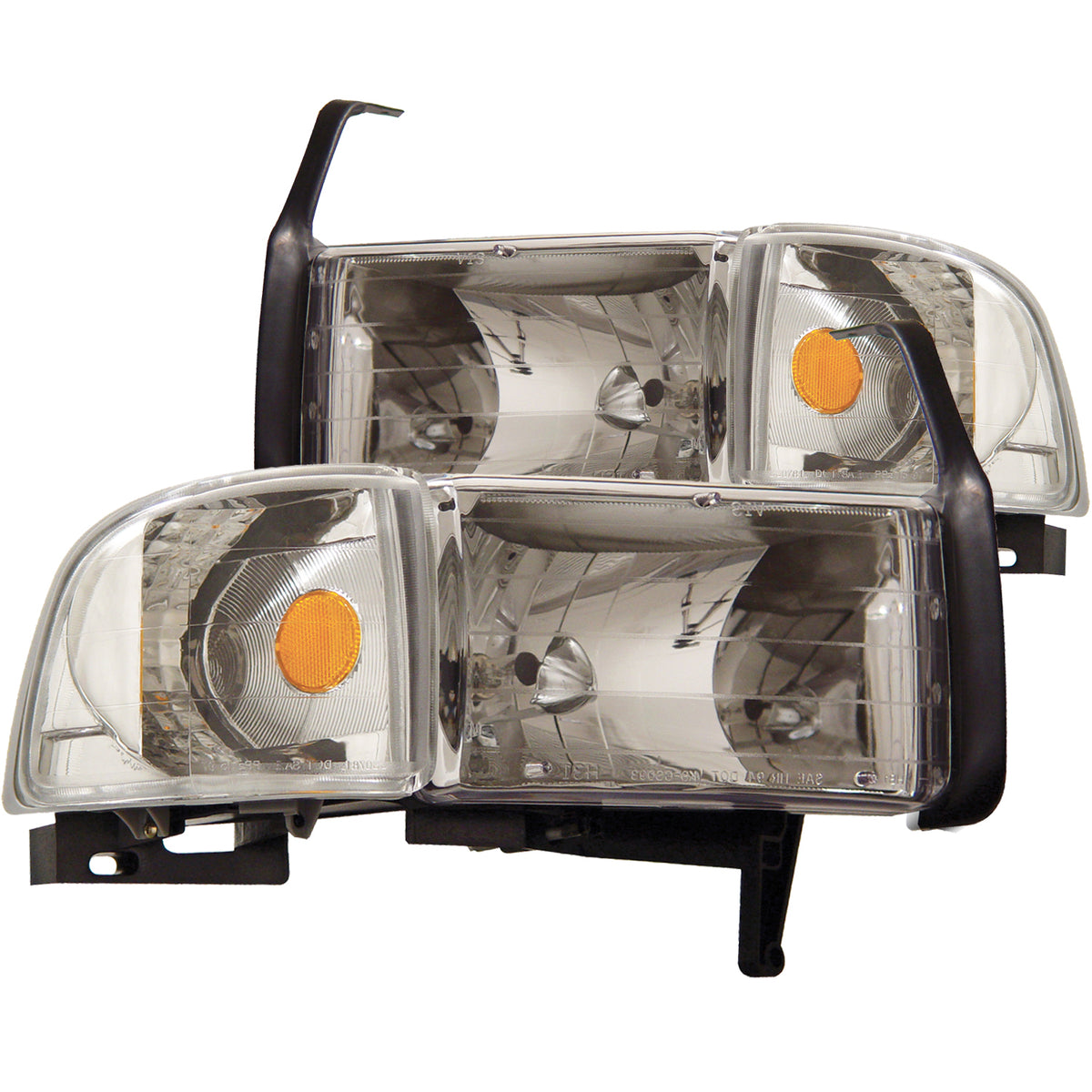 1997-2001 Dodge Ram / 1994-2002 Dodge Ram Crystal Headlight Set