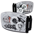 2006-2008 Dodge Ram Projector Headlight Set W/Halo