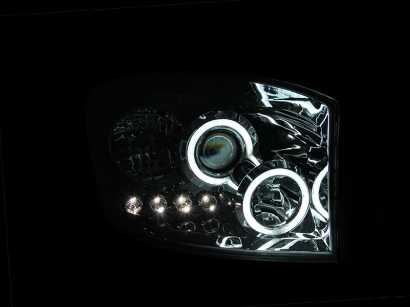 2006-2008 Dodge Ram Projector Headlight Set W/Halo