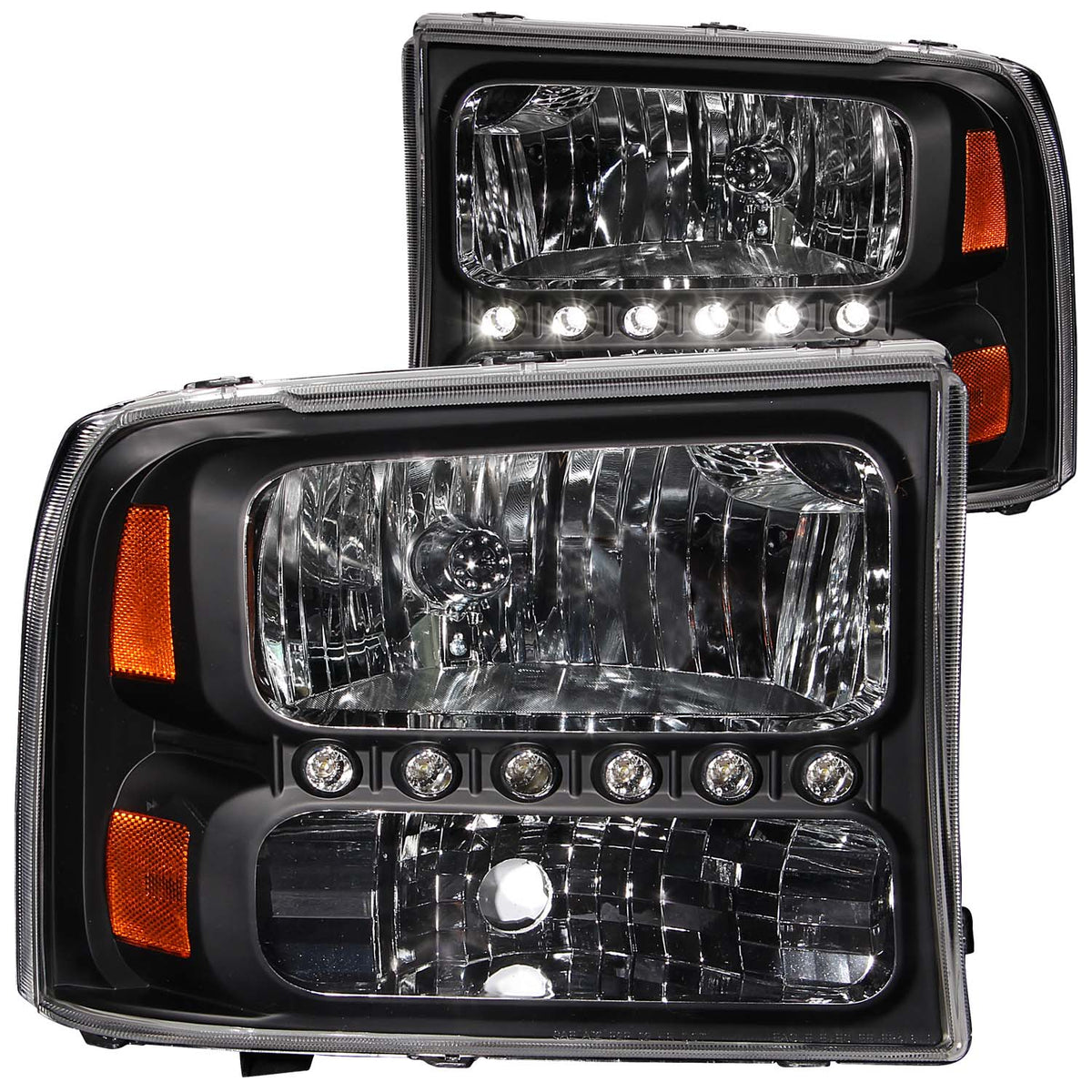 2000-2004 Ford Excursion / 1999-2004 Ford F-250 / 1999-2004 Ford F-350 Crystal Headlight Set