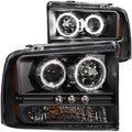 2005 Ford Excursion / 2005-2007 Ford F-250 / 2005-2007 Ford F-350 Projector Headlight Set W/Halo