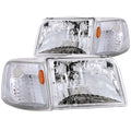 1993-1997 Ford Ranger Crystal Headlight Set