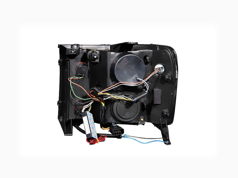 2007-2013 GMC Sierra / 2007-2014 GMC Sierra Projector Headlight Set W/Halo