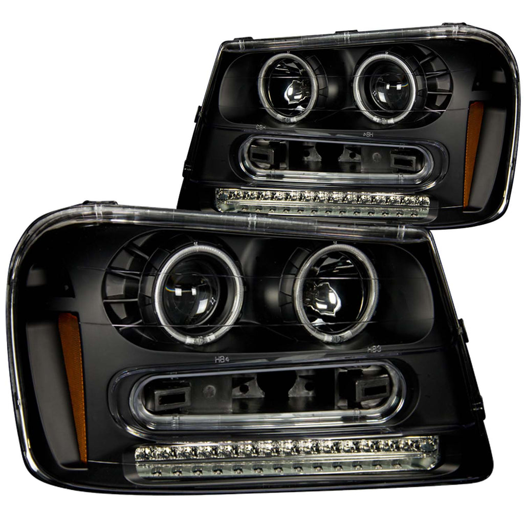 2002-2009 Chevrolet Trailblazer / 2002-2006 Chevrolet Trailblazer EXT Projector Headlight Set W/Halo