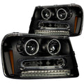 2002-2009 Chevrolet Trailblazer / 2002-2006 Chevrolet Trailblazer EXT Projector Headlight Set W/Halo