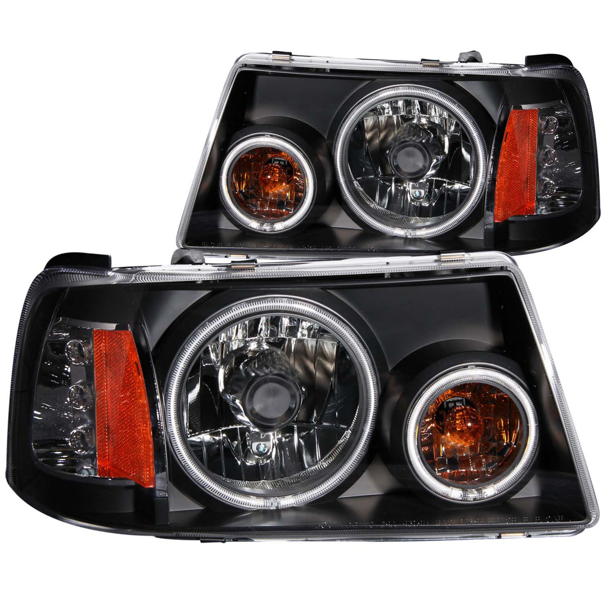 2001-2011 Ford Ranger Crystal Headlight Set W/Halo